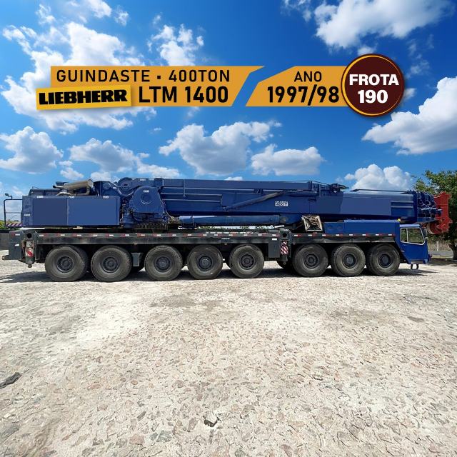 Liebherr LTM 1400, for sale, 1997, 400t, Brazil